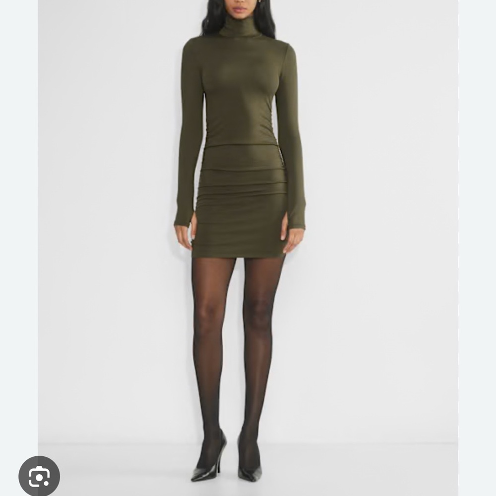 Wilfred Yanni dress in dark green